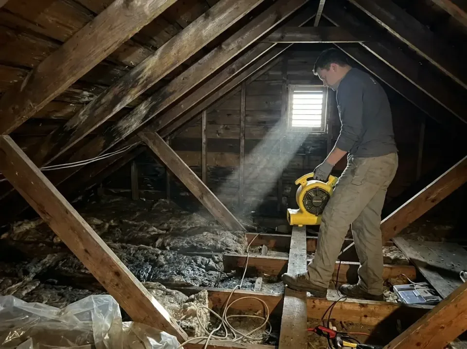 attic-water-damage-drying-proc-007 — frequently asked questions, Emergency Water Extraction & 24/7 Flood Response in Rivervi…